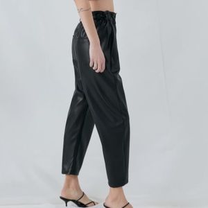 Zara Faux Leather Pants